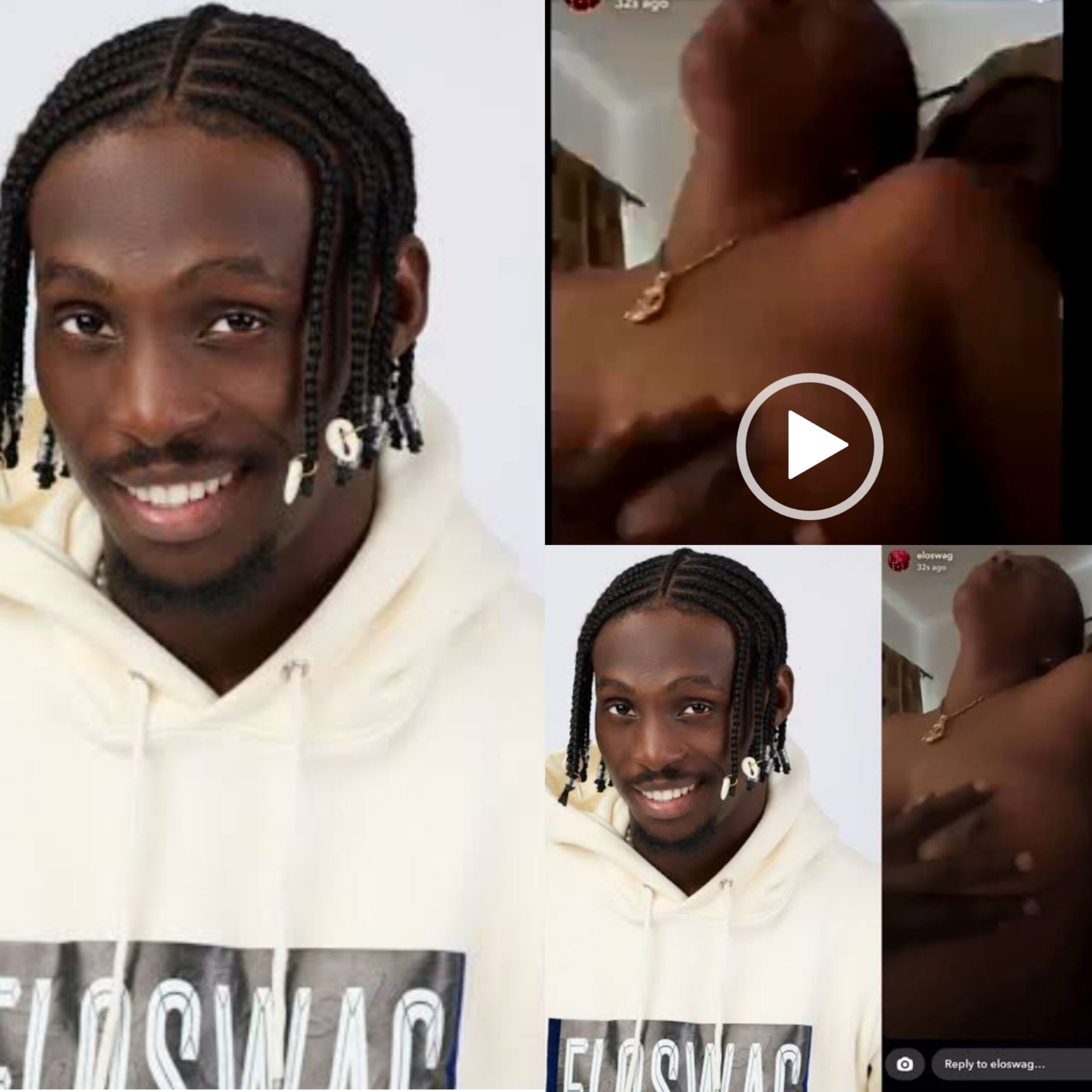 BBNaija Housemate “Eloswag” Sextape Leaked Fucking A Lady Harder